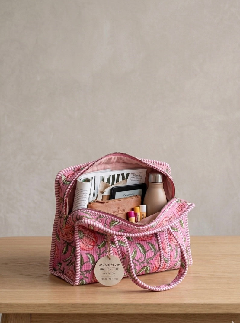 Quilted Tote Bag