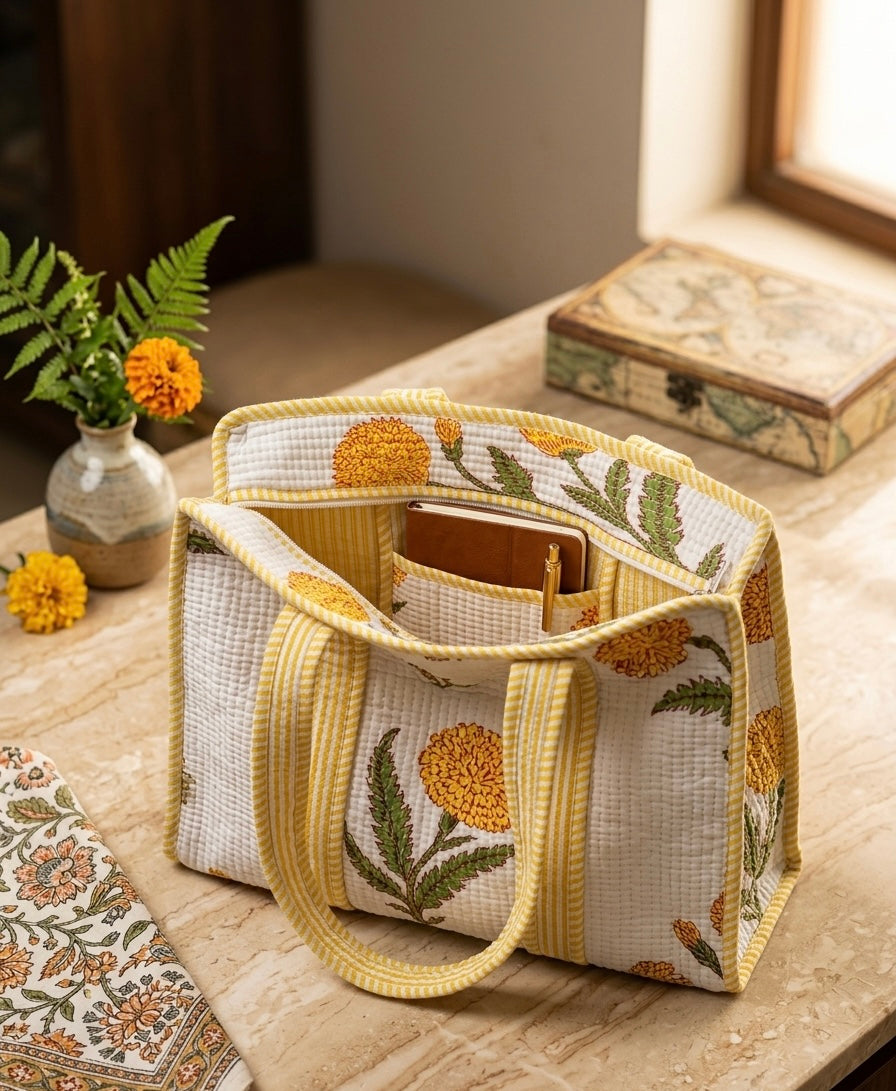 Quilted Tote Bag