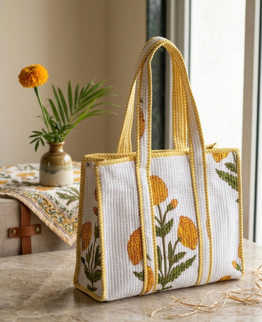 Quilted Tote Bag