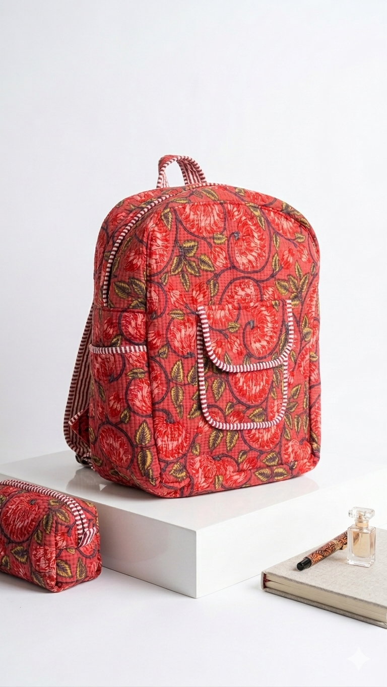 Quilted Backpack