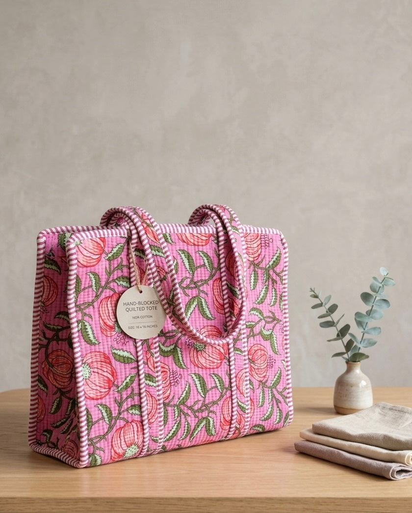 Quilted Tote Bag